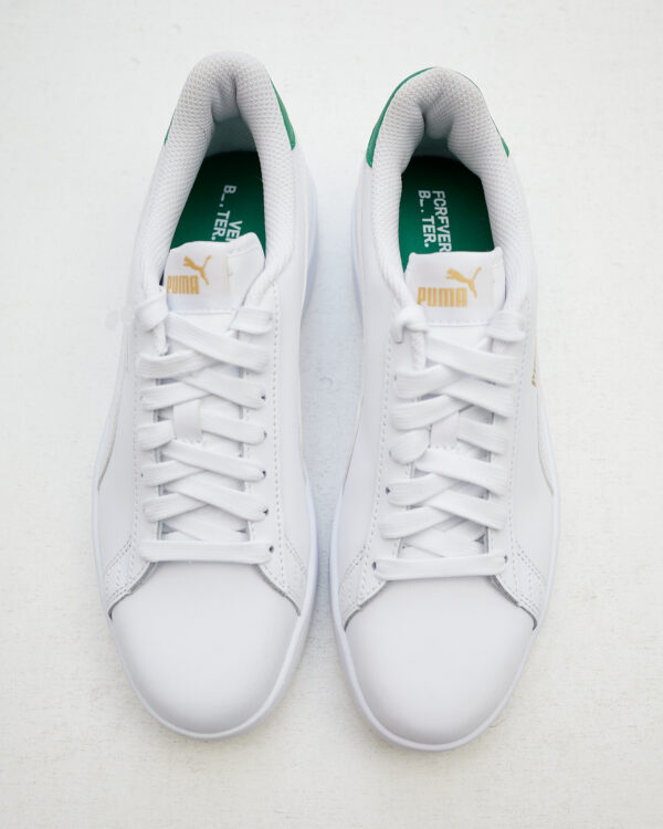 PUMA WHITE & GREEN SNEAKERS - Debrasgrace