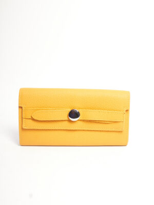 MUSTARD 6793 SILVER STUDDED BELT WALLET