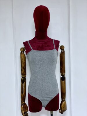 BOZZ CHARCOAL CAMI BODYSUIT
