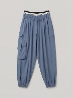 (2FOR50K) LSK GREY WHITE BLACK WAIST JOGGERS