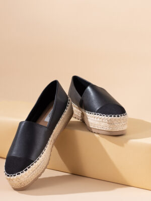 POG BLACK X BLACK PLATEAU ESPADRILLES