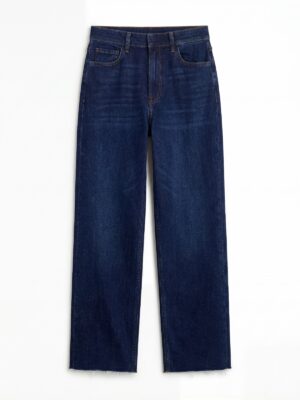 (2FOR50K) REISS NAVY WASH MOM JEANS