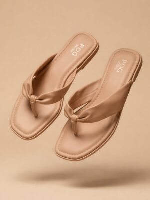 (2 FOR 40K) POG F230817-5 NUDE SMOOTH THONG SLIPPERS
