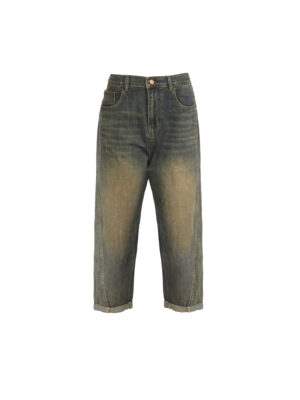 POG 6656 MUD WASH SIDE PANEL MOM JEANS
