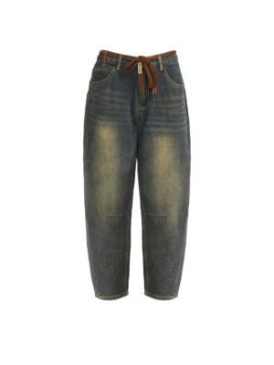 POG 9905 BLUE HORSE DART MOM JEANS