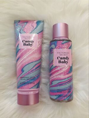 VICTORIA SECRET CANDY BABY CREAM X BODY SPLASH GIFT SET
