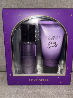 VICTORIA SECRET LOVE SPELL CREAM X BODY SPLASH GIFT SET