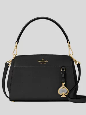 KATE SPADE MADISON 3249 SMALL BLACK SAFIANO TOP HANDLE BAG