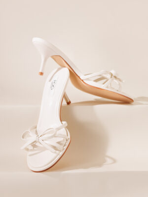 POG JOJ IVORY MULTISTRAP BOW MULES