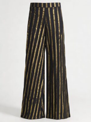 (2FOR40K) SASHES X HIDE GOLD PLEATED FLARE PANTS