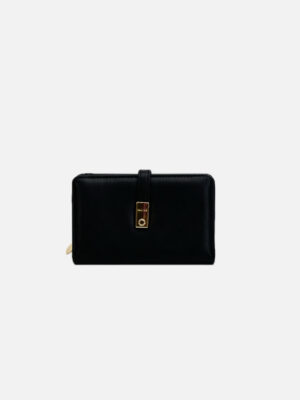 TAILAN T2602-350 FLAP LOCK BLACK WALLET