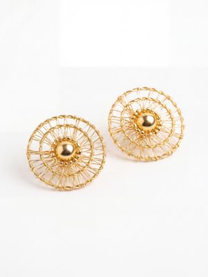 SUNN ROUND BASKET EARRING