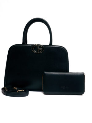 CHRISBELLA 1014 BLACK ARCH DOME BIG BAG