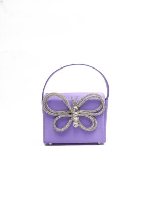 (2FOR30K) HAPPY LAVENDER EMBELLISHED BUTTERFLY BOX BAG
