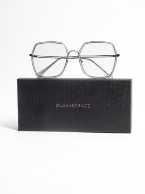 28353 SILVER CLEAR X PERFORATED TEMPLE SUNNIES