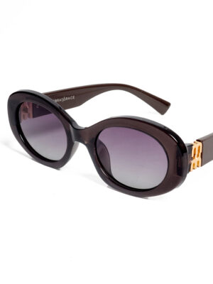 837 COFFEE OVAL DOUBLE M FAT TEMPLE SUNNIES
