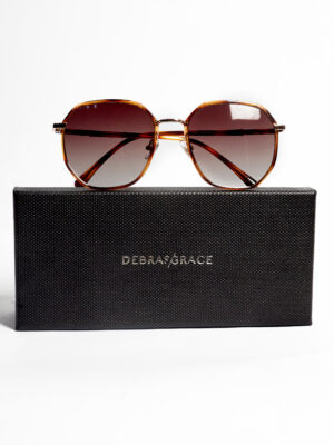 28072 LEOPARD FRONT FRAMES AND TEMPLE AVIATOR SUNNIES