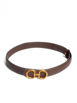 DG DOUBLE D CHOCO 3CM WAIST BELT