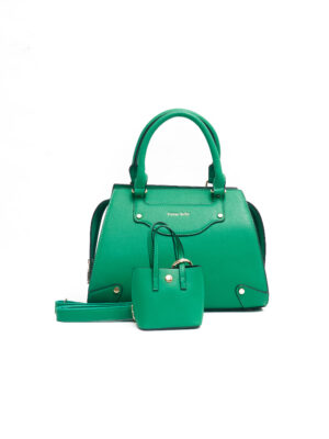 FOCUS BABY GREEN A5068 STUD DETAIL GRAB HANDLE BAG