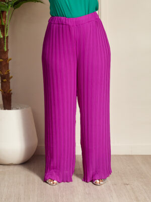 MISS HAVIS PURPLE INTROPLEATED PANTS