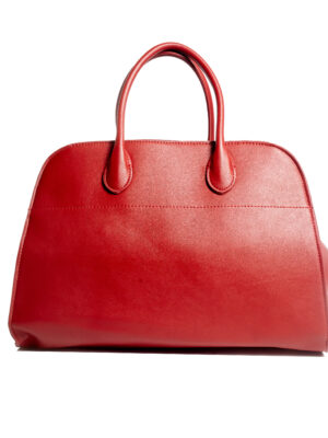 THE ROW PLUM OVERSIZED STRUCTURED BAG
