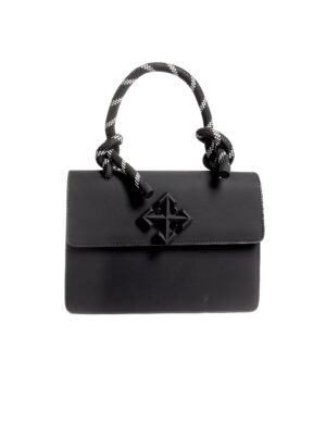 OFFW BLACK MATTE ARROW BUCKLE SPORT TOP HANDLE TOTE