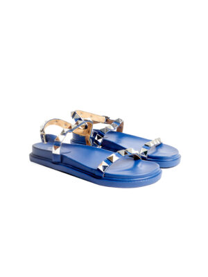 POG BLUE SILVER STUDDED PAPA SANDALS