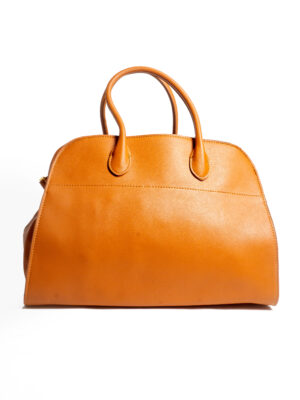 THE ROW CAMEL OVERSIZED STRUCTURED BAG