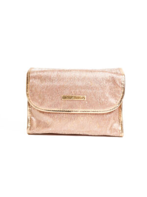 VINCE ROSE GOLD COMPARTMENT TOILET BAG