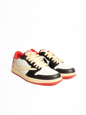 NIKE AIR JORDAN RED X CREAM SNEAKERS
