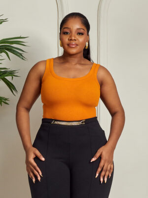 ZIH ORANGE RIB BONE TANK