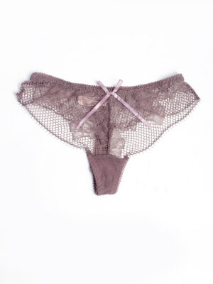 BEAUTIFUL SPRING Q8132 MUD LACEY THONG PANT