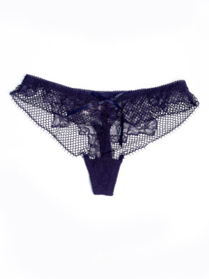 BEAUTIFUL SPRING Q8132 NAVY LACE PANT