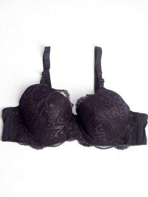 CHAN 8802 BLACK ALL LACE BRA