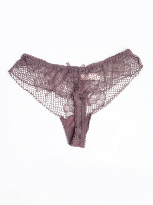 BEAUTIFUL SPRING Q8132 MOCHA LACE PANT