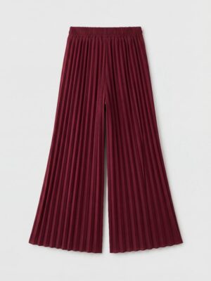 (2FOR40K)WINE PLEATED PALAZZOS