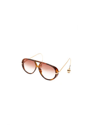 ANIMAL BROWN LENSE CURVED FRAME SUNNIES