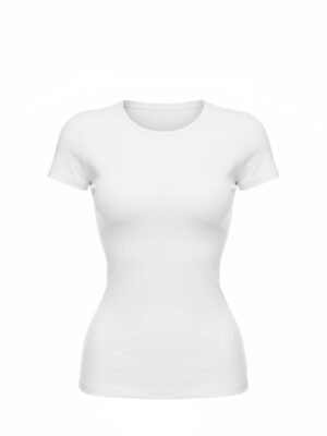 ZIH WHITE ROUND NECK TEE