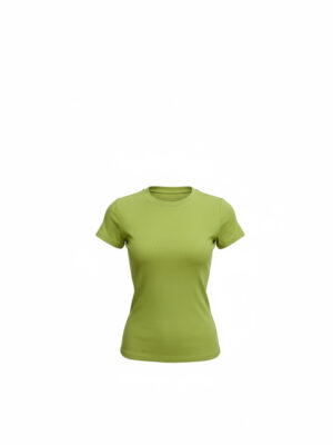 ZIH L-OLIVE ROUND NECK TEE