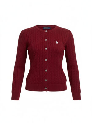 (2FOR50K)RL WINE WOVEN KNITWEAR