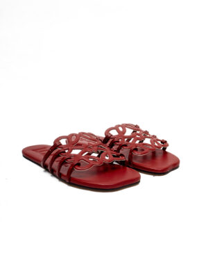 (2FOR70K)EWEOL BURGUNDY SLIDES