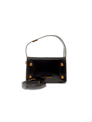 CAMILLE SELIN BLACK STRUCTURED BAG