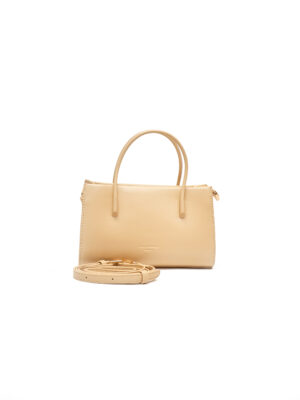 (2FOR50K)NEWEXP BEIGE SMOOTH LEATHER MINI BAG