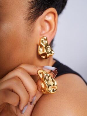 FF7038 GOLD MARAIS LACE EARRING
