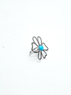 FF7118 GOLD AZURE BLOOM RING