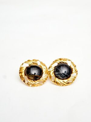 FF7135 YELLOW ECLIPSE ROYALE EARRING