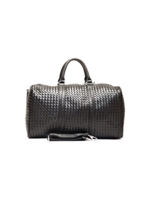 ORIGINAL DESIGN BLACK WOVEN BOTTEGA TRAVEL BAG