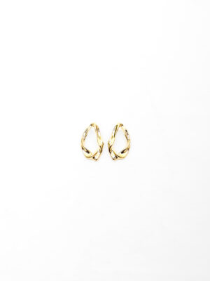 VIENNOIS T113945E GOLD OPEN STUD EARINGS