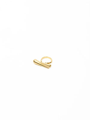 JIN GOLD NAIL RING