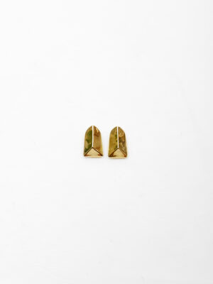 VIENNOIS T706060E GOLD PANEL EARINGS